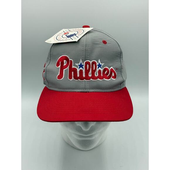Vintage Competitor MLB Philadelphia Phillies OSFA Gray  Vintage Competitor MLB Philadelphia Phillies OSFA Gray Snapback Hat *NWT